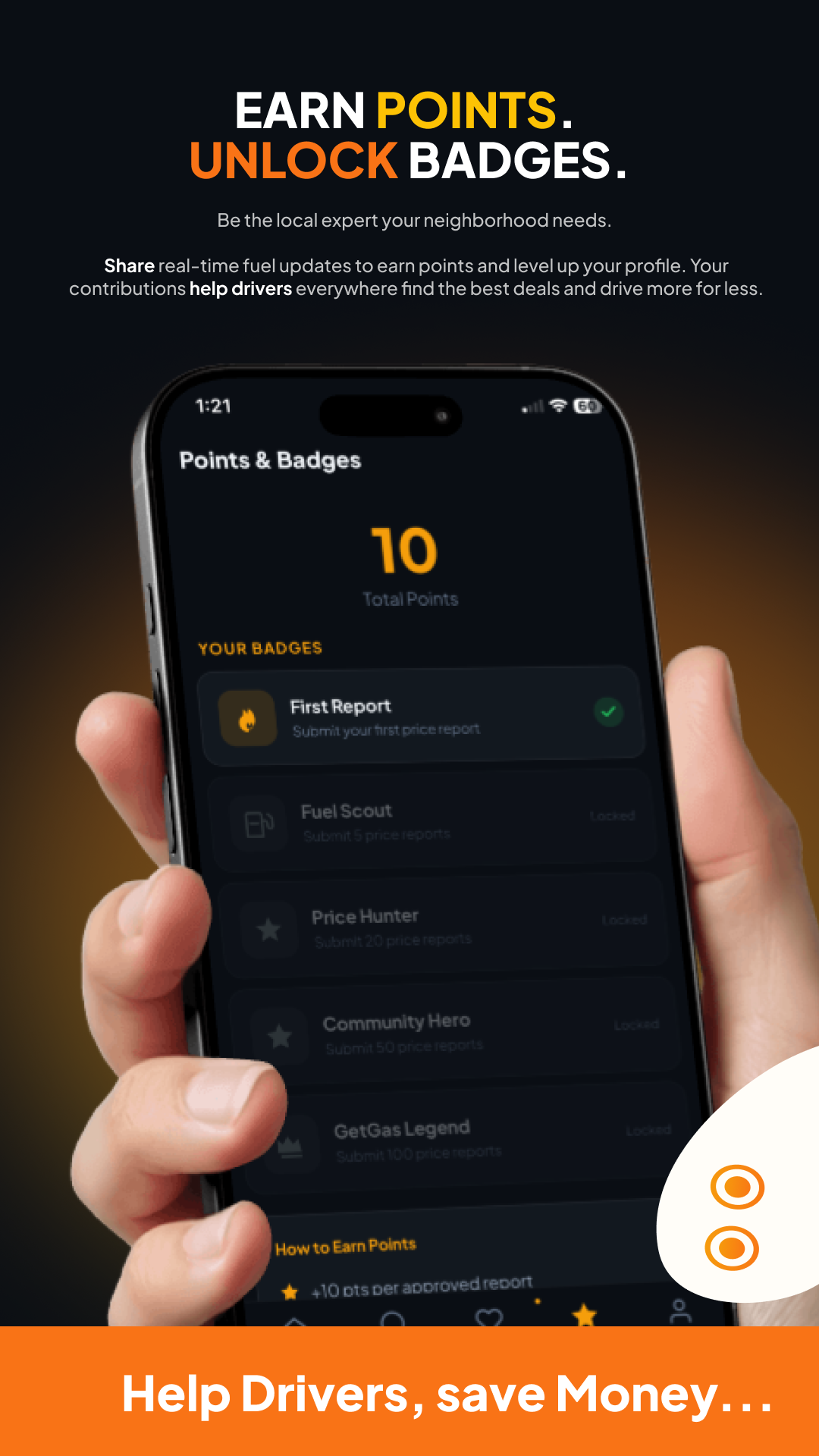 Earn Points Unlock Badges